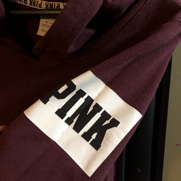 VS PINK Maroon Hoodie - Picture 2 of 3